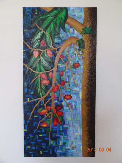 fruto de palma Oil Canvas Floral Painting