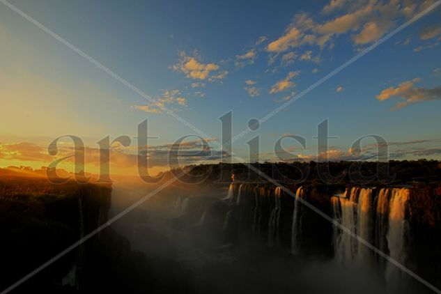 Atardecer Cañon Garganta del Diablo Viajes Color (Digital)