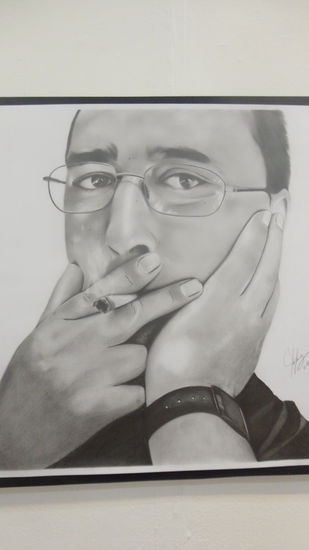 "Fumando con la vida" Pencil