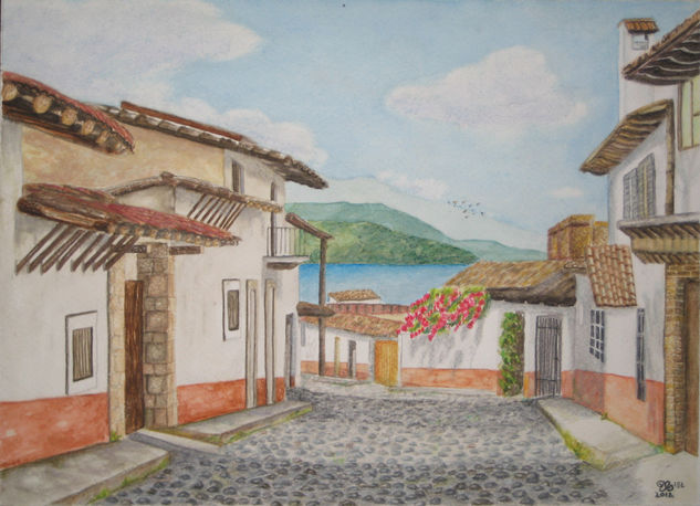 Valle de Bravo Watercolour Paper Landscaping