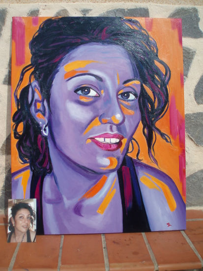 Nadia Oil Canvas Portrait