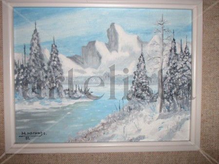 Alaska Oil Canvas Landscaping