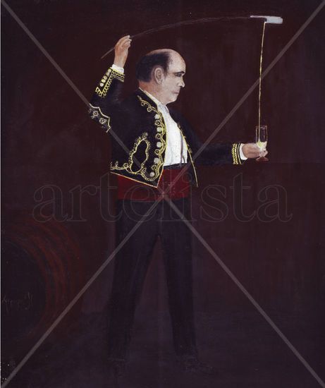 venenciador jerezano Óleo Lienzo Retrato