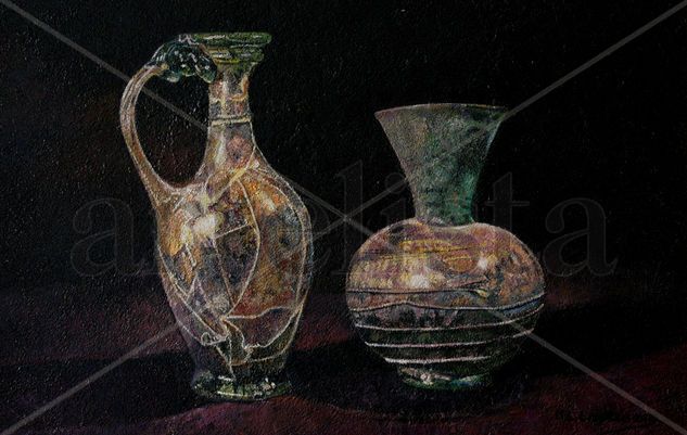 Vasijas Oil Canvas Still Life Paintings