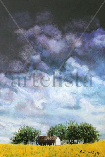 Se avecina la tormenta Oil Panel Landscaping