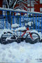 Bici en la nieve