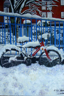 Bici en la nieve