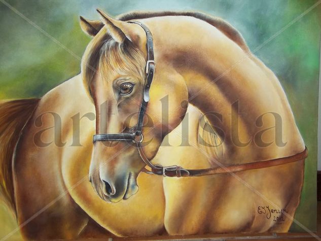 Caballos Oil Canvas Animals