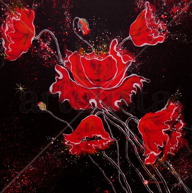 "Bright flower / Flor resplandeciente"