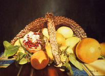 Cesta con fruta