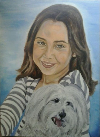 Claudia y su perro