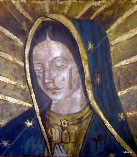 Guadalupe Mixed media Panel Others