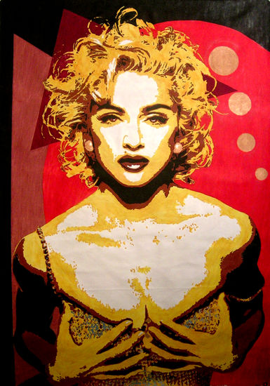 Madonna II Acrylic Canvas Figure Painting