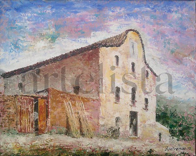 Can Baró 1900 Oil Canvas Landscaping