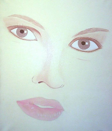 Con mirada de mujer Oil Canvas