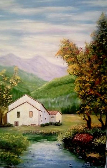 primaveral Oil Canvas Landscaping