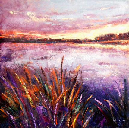 Paisaje lila
