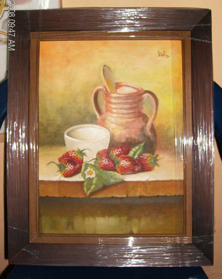 Fresas Oil Canvas Still Life Paintings