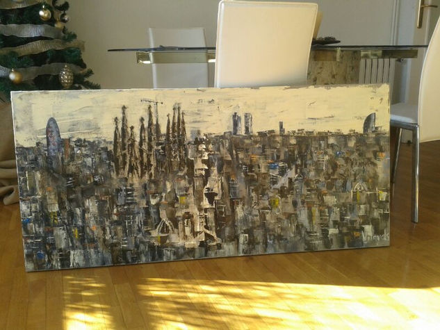 Barcelona Oil Canvas Landscaping