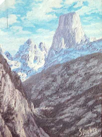 Naranjo de Bulnes Óleo Lienzo Paisaje