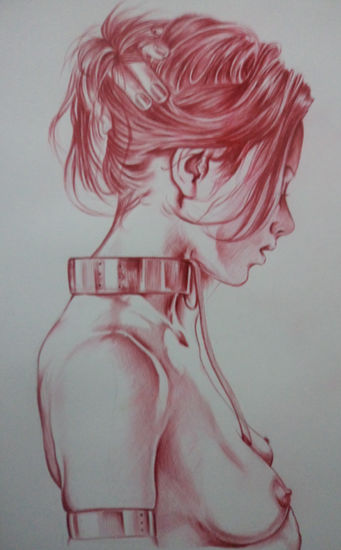 torso de mujer Tinta