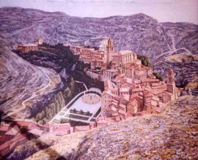 Albarracín Oil Canvas Landscaping