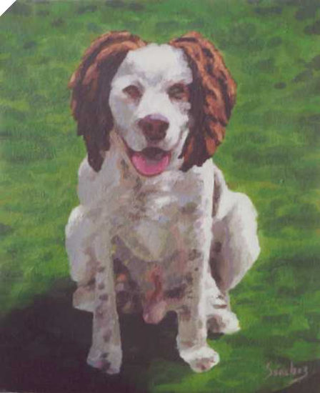 Perro Acrylic Canvas Animals