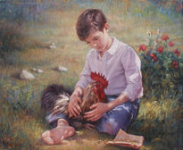 Eneas y su gallo