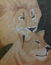 Pareja de leones