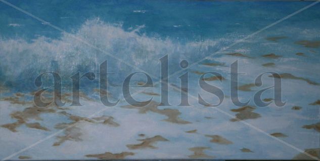 LA PLAYA Oil Canvas Marine Painting