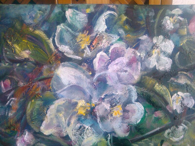 flores Oil Canvas Floral Painting