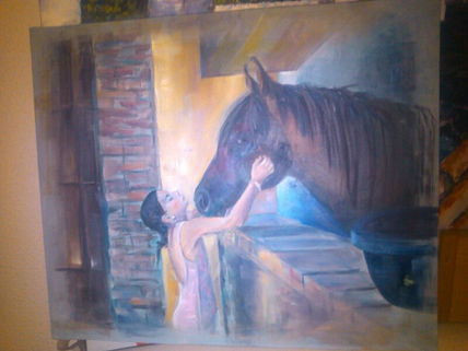 Beatriz y su caballo
