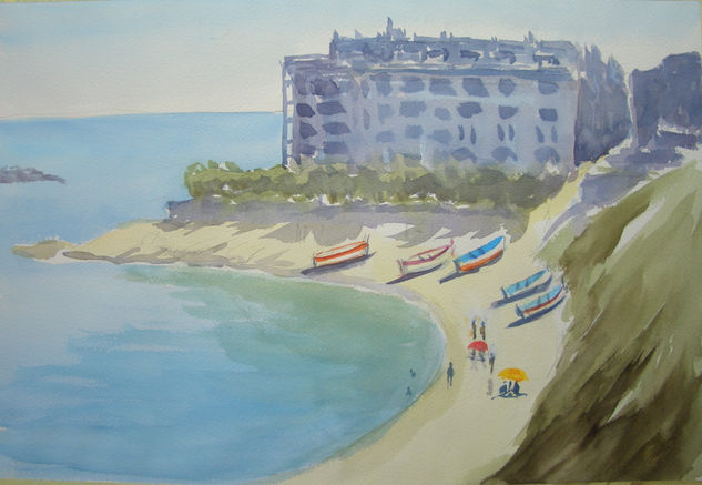 L'ESCALA Watercolour Paper Marine Painting