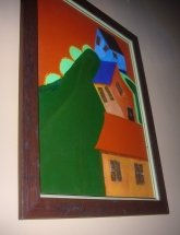 El Barrio2 Acrylic Canvas Landscaping