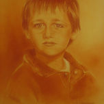 Retratos por encargo en sanguina thumbnail 1