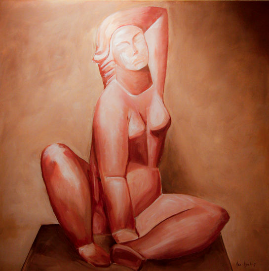 Sensualidad Oil Canvas Figure Painting