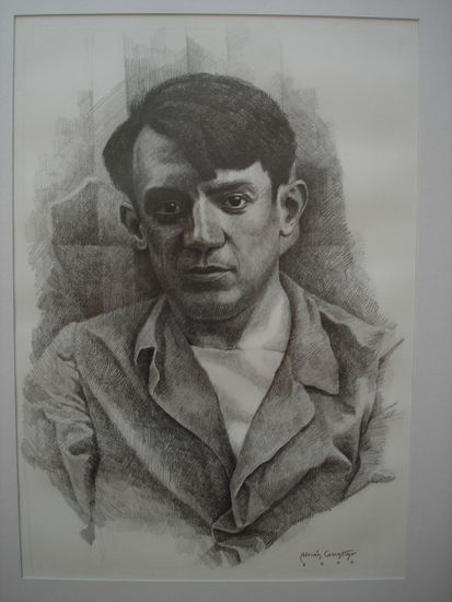 retrato de picasso Pencil