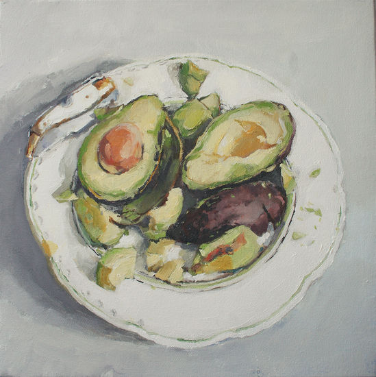 Aguacates Oil Canvas Still Life Paintings