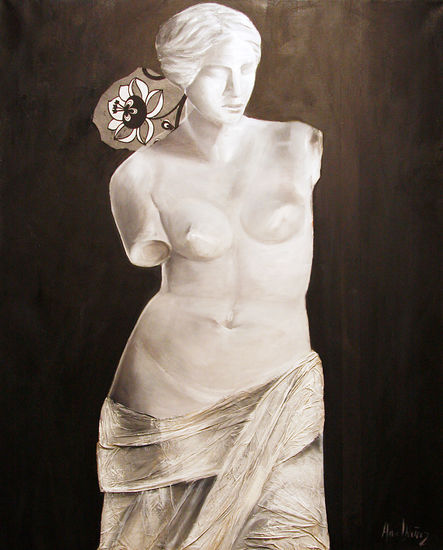 La Venus de Milo Oil Canvas Figure Painting