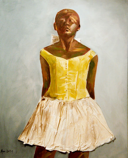 Bailarina Degas (2) Media Mixta Lienzo Figura