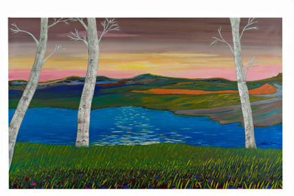 Paisaje con tres...