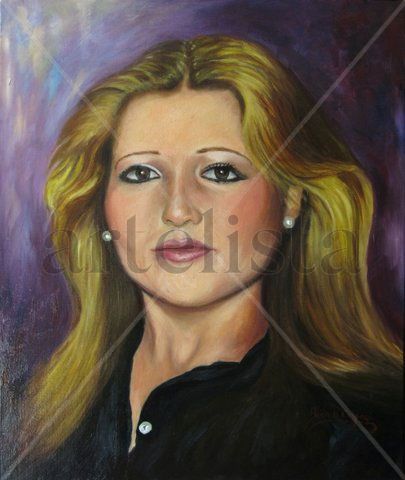 Rosa Oil Canvas Portrait