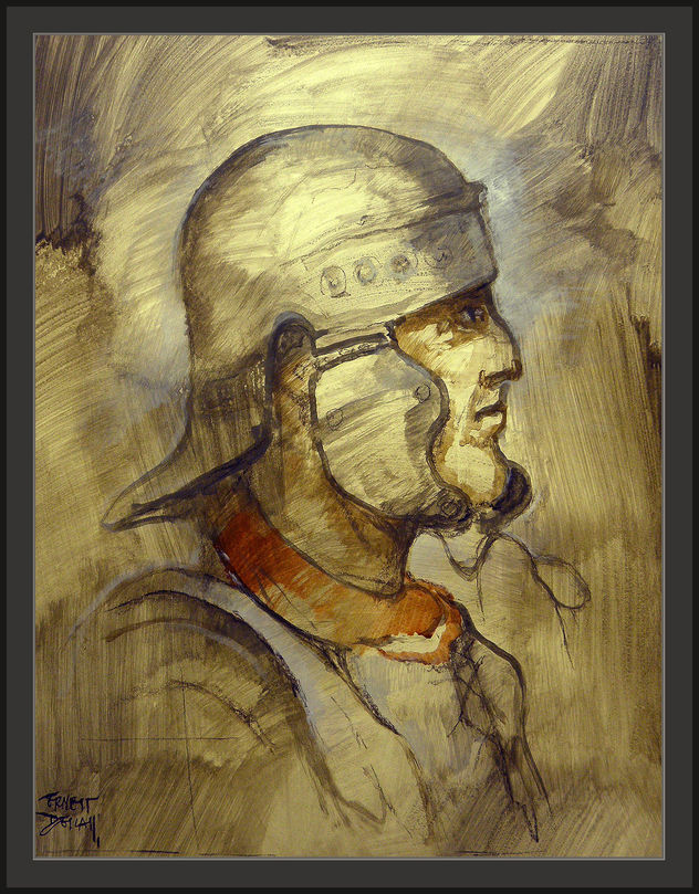 LEGIONARIO-ROMANO-PINTURA-SOLDADOS-HISTORIA-RETRATOS-PINTOR-ERNEST DESCALS