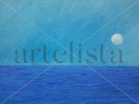 Mar y cielo Oil Canvas Marine Painting