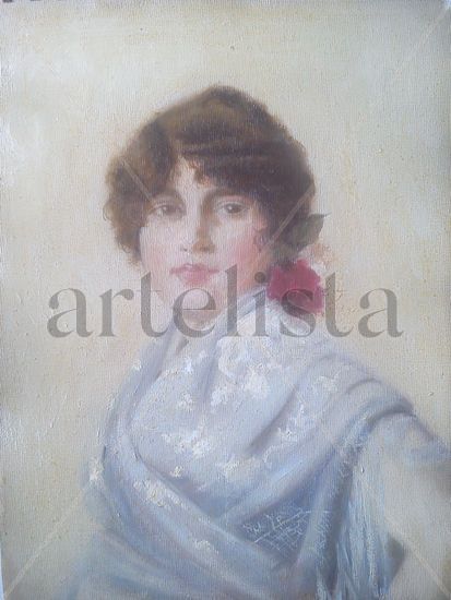 MANOLA-copia Óleo Lienzo Retrato