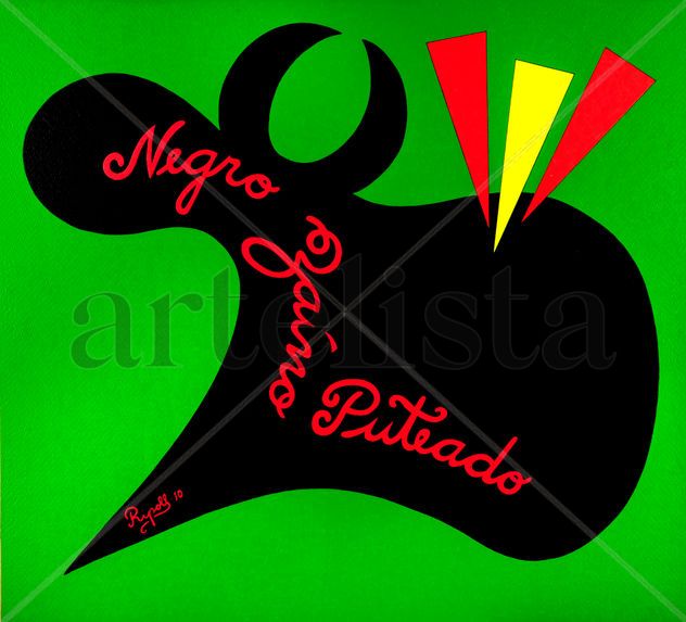 Negro zaíno puteado