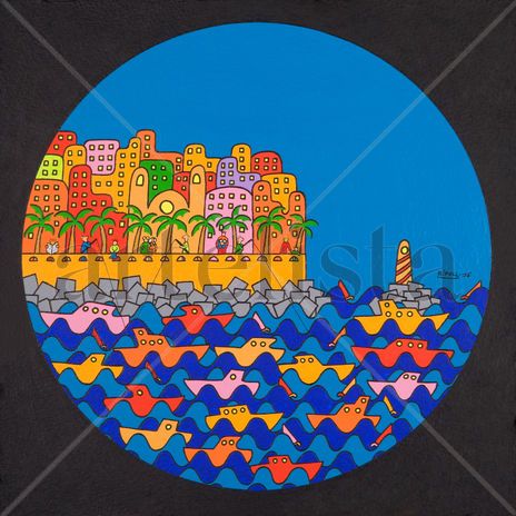 Bahía de noche