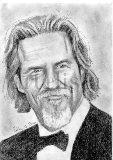 JEFF BRIDGES Pencil