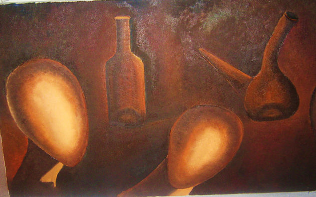 DOS  TESTIGOS Oil Canvas Still Life Paintings