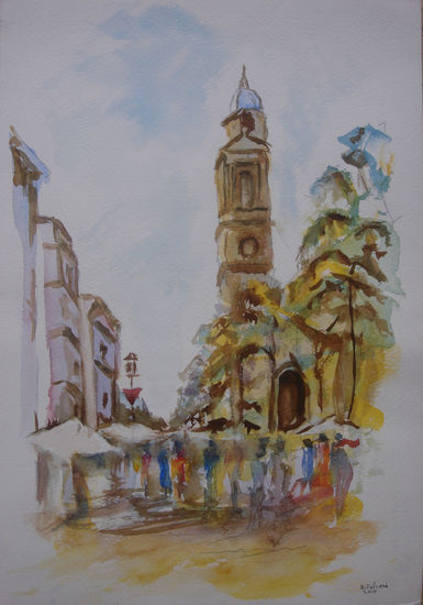 Iglesia Watercolour Paper Landscaping